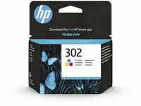 HP 302 Farbe Original Druckerpatrone (für HP Deskjet 1110, 2130, 3630, HP...
