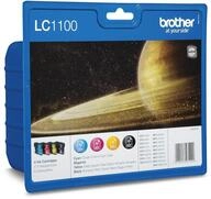 Brother LC1100 Original Tintenpatronen Value Pack (schwarz, gelb, cyan, magenta)