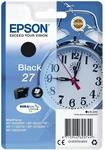 Epson C13T27014012 Wecker Nr.27 Serie Standard-Tintenpatrone, Schwarz, Original