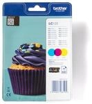 Brother LC-123RBWBP LC-123 Tintenpatrone Standardkapazit&auml;t Rainbow Blister,