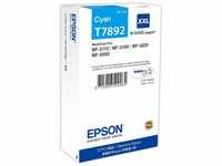 Epson T7892 Tinte, Singlepack cyan, Extra hohe Kapazität