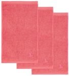 M&ouml;ve Superwuschel G&auml;stetuch 30 x 50 cm aus 100% Baumwolle, Coral 3er Set
