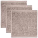 m&ouml;ve Superwuschel Seiftuch 30 x 30 cm aus 100% Baumwolle, cashmere 3er Set