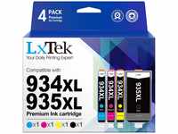 LxTek 934XL 935XL Multipack Druckerpatronen Kompatibel für HP 934 935 934XL 935XL
