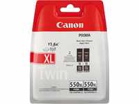 Canon PGI-550 XL TWIN Vorteilspack 2 Tintenpatronen (2x Schwarz XL) (Veraltete