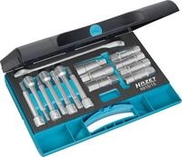 HAZET Sto&szlig;d&auml;mpfer Werkzeug-Satz 4915/15 | 15-teiliges Set, Vierkant-Antrieb,