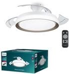 Philips Atlas Deckenventilator mit einziehbaren Fl&uuml;geln und LED-Beleuchtung, 3