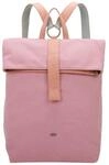 Fritzi Izzy03 Canvas Rosy Rucksack Baumwollmix Damen City vegan verstellbare Tr&auml;ger