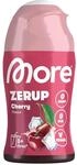 MORE Zerup, Cherry, 65 ml, f&uuml;r bis zu 8 l Fertiggetr&auml;nk, zuckerfreier Sirup mit
