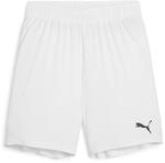 Puma Unisex Teamgoal Jr Gestrickte Shorts, Puma White-Puma Black, 116 EU