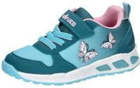 Lico M&auml;dchen Blinky Girl Sneaker, Petrol T&uuml;rkis Rosa, 32 EU