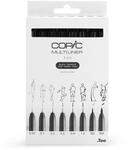 COPIC Multiliner Set, Black, 8 Fineliner in verschiedenen Strichst&auml;rken,...