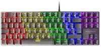 Mars Gaming MK80 Schwarz, Italienisch Sprache, Mechanische Gaming Tastatur TKL FRGB,