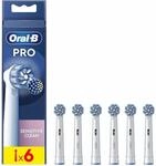 Oral-B Pro Sensitive Clean Aufsteckb&uuml;rsten f&uuml;r elektrische Zahnb&uuml;rste, 6 St&uuml;ck