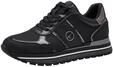 Tamaris Damen Sneaker Synthetik, schwarz, 42 EU