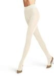 FALKE Damen Strumpfhose Softmerino W Ti Wolle Baumwolle einfarbig 1 St&uuml;ck, Wei&szlig;