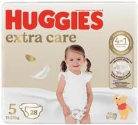 Huggies Extra Care Windeln, Gr&ouml;&szlig;e 5 (12-17 kg), Packung mit 28 Windeln