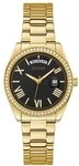 Guess Luna Damen Armbanduhr, Gold, Edelstahlarmband, 5 bar Wasserdichtigkeit &ndash; 46