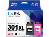 LxTek 301 XL 301XL Wiederaufbereitet Patronen Kompatible für HP 301...