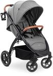hauck Uptown, Melange Grey - Kinderbuggy mit Liegeposition ab Geburt, Breiter Sitz