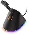 DELTACO GAMING RGB Maus Bungee - 8 RGB-Modi - USB-C - Schwarz
