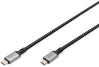 DIGITUS USB-C Kabel &ndash; USB4 Gen3 &ndash; 1m &ndash; 40 Gbps &ndash; Video 8K 60Hz, 4K 60Hz &ndash;