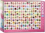EuroGraphics 2000 Teile - Cupcake Schatz, mehrfarbig, 8220-0629