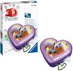 Ravensburger 3D Puzzle 11171 - Herzschatulle Pferde - Aufbewahrungsbox aus