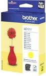 Original Brother LC121Y Tintenpatronen, f&uuml;r 300 Seiten, GELB