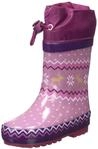 Playshoes Unisex Kinder Gummistiefel Gef&uuml;ttert Regenstiefel