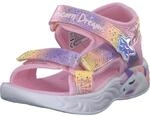 Skechers M&auml;dchen Girls Sandals, Light Pink Textile Multi Trim, 32 EU