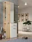 Forte LOTHAL Garderobenset 60 70, Modernes Garderobenset mit 1 T&uuml;r und 1 Schublade,