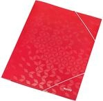 Leitz WOW A4 Eckspannermappe, 3-Klappen-Mappe f&uuml;r bis zu 150 Blatt, elastischer