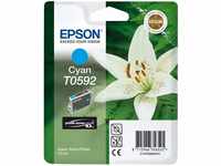 Epson T0592 Tintenpatrone Lilie, Singlepack cyan, 13 ml