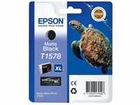 Epson T1578 Tintenpatrone Schildkröte, Singlepack, matt schwarz