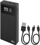 EMOS - Powerbank 20.000 mAh, 22,5 W Schnellladen, mit Display und Pass-Through, 3
