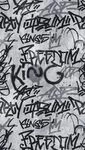 A.S. Cr&eacute;ation Livingwalls Fototapete Graffiti Grau Schwarz 382511 The Wall...