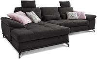 Cavadore L-Form-Sofa Castiel mit Federkern / Gro&szlig;e Eckcouch mit