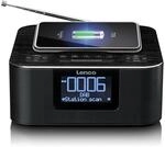 Lenco CR-650 DAB+ Radiowecker - Uhrenradio mit DAB+ und FM - 20 Senderspeicher -