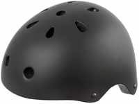 M-Wave Freestyle-Inline-BMX-Outdoor Helm, matt schwarz, L (58-61 cm)