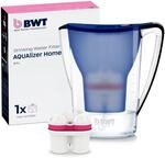 BWT AQUAlizer Home Wasserfilter, Blau | inkl. 1 Magnesium Filterkartusche, F&uuml;r