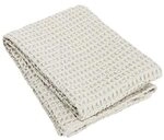 blomus Badetuch -Caro- | Handtuch 70 x 140 cm | 100% Baumwolle | Farbe Moonbeam 