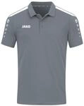 JAKO Herren Poloshirt Power, Steingrau, L