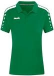 JAKO Damen Poloshirt Power, Sportgr&uuml;n, 34
