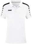 JAKO Damen Poloshirt Power, Wei&szlig;, 34