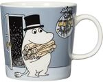 Arabia Moomin Henkelbecher Moominpapa Grau, aus Vitroporzellan, Fassungsverm&ouml;gen: