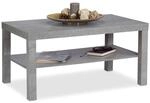 Relaxdays Couchtisch Betonoptik, HxBxT 45 x 90 x 55 cm, grau