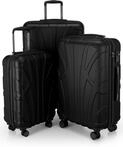 suitline - 3er Koffer-Set Trolley-Set Rollkoffer Hartschalen-Koffer Reisekoffer, TSA,