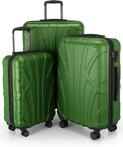 suitline - 3er Koffer-Set Trolley-Set Rollkoffer Hartschalen-Koffer Reisekoffer, TSA,