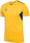 hummel Authentic PL Jersey Sport T-Shirt Herren Kurzarm - Sport Shirt M&auml;nner -